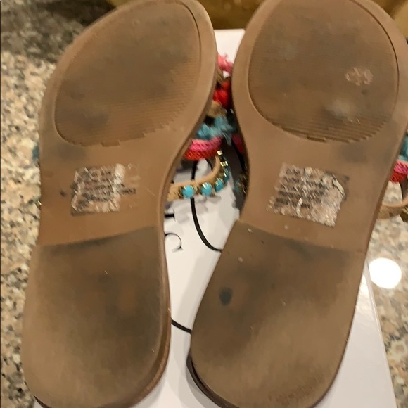 Steve Madden embellished bo ho sandals - Picture 3 of 3
